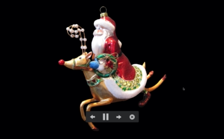 There are many clips of Christmas ornaments with classic Christmas motifs.